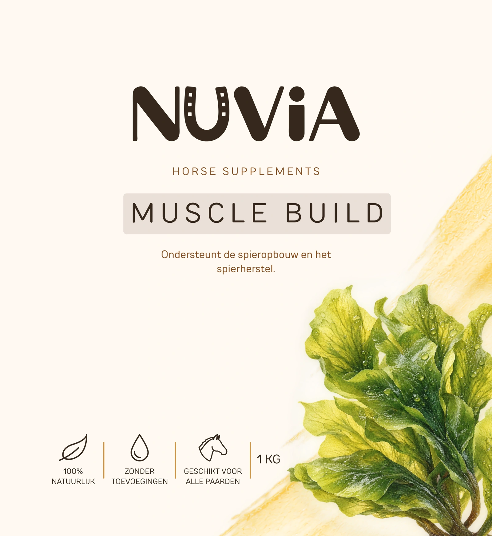 NUVIA Muscle Build label